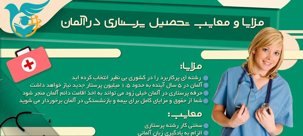 مزایا و معایب تحصیل پرستاری در آلمان